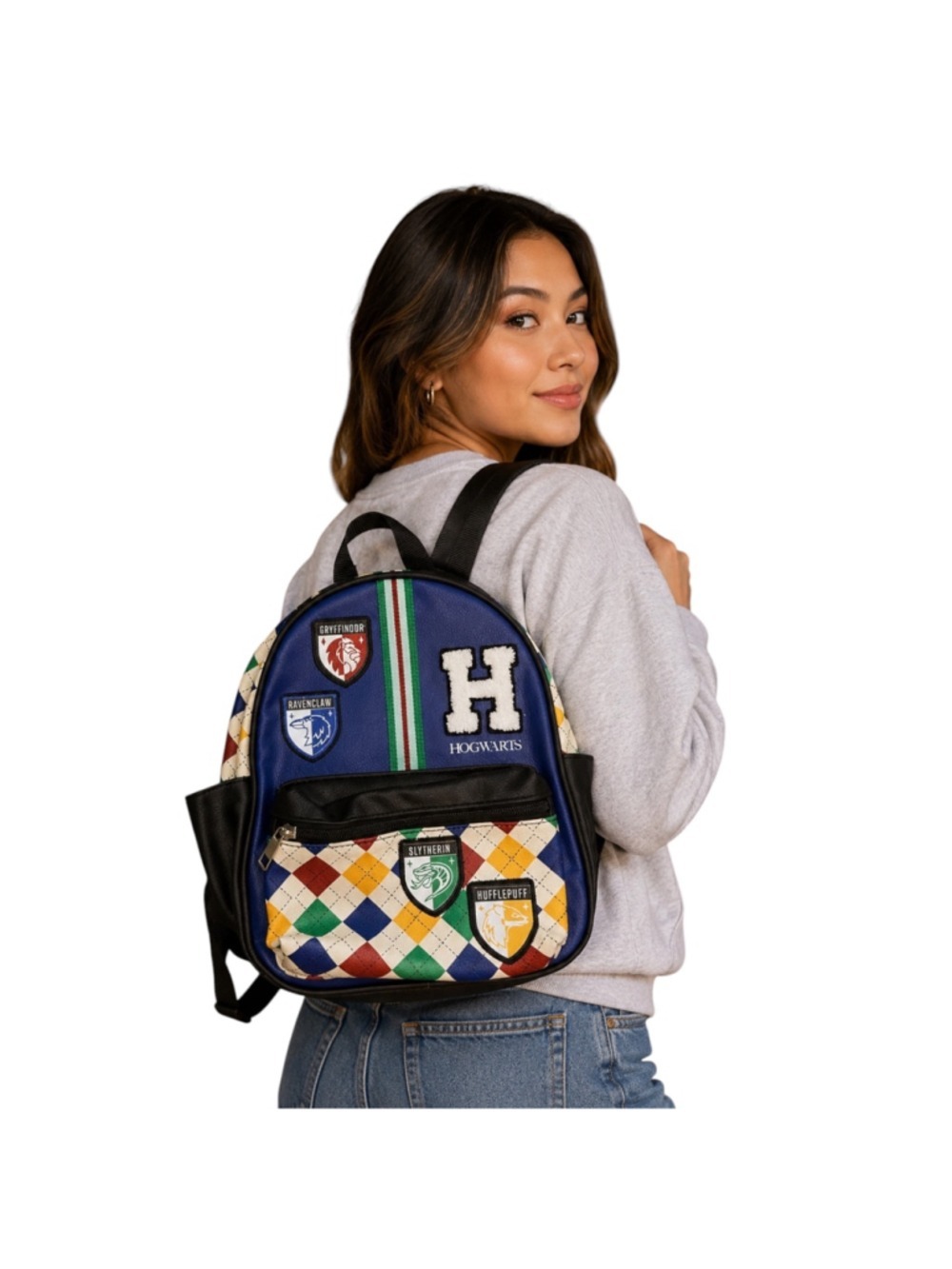 Harry Potter Hogwarts Mini Backpack Gryffindor Ravenclaw Slytherin Hufflepuff